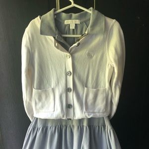 Girls Burberry Dress & Sweater, Size 8